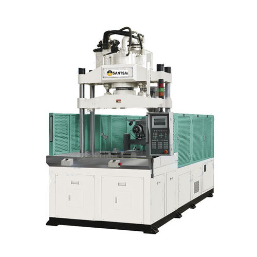Vertikale Spritzgießmaschine - DV series - SANTSAI MACHINERY - hydraulisch / für Silikon / Drehtisch