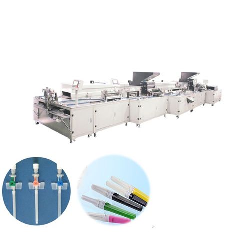 Produktionsanlage für Blutentnahmenadel - BCN - SANTSAI MACHINERY - automatisiert / Klebverschluss / medizinisch