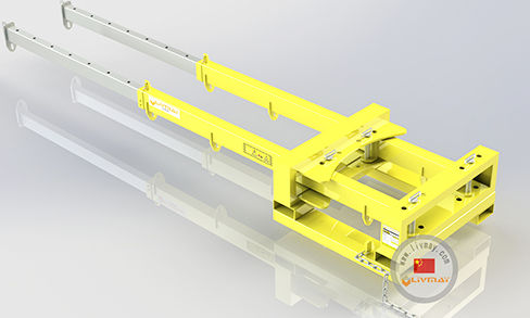 Lasttraverse auf Gabelstapler montierte - Shenzhen Liwumei Industrial Equipment Co.,Ltd. - für Industrieanwendungen / teleskopisch