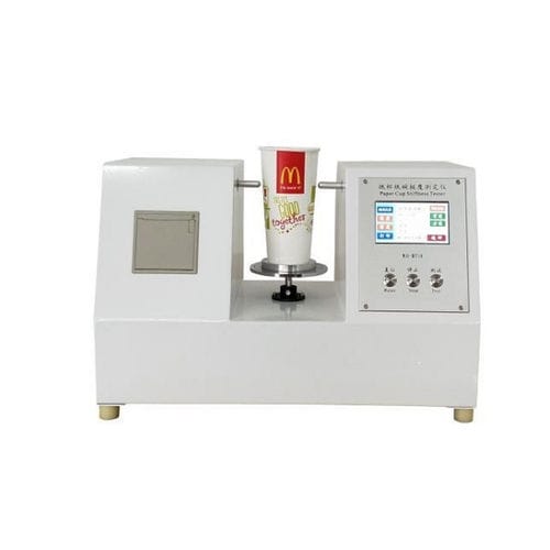 Steifigkeits-Prüfanlage - RH-BT10 - Guangzhou Biaoji Packaging Equipment Co., Ltd. - halbautomatisch / für Pappschüsseln / Pappbecher
