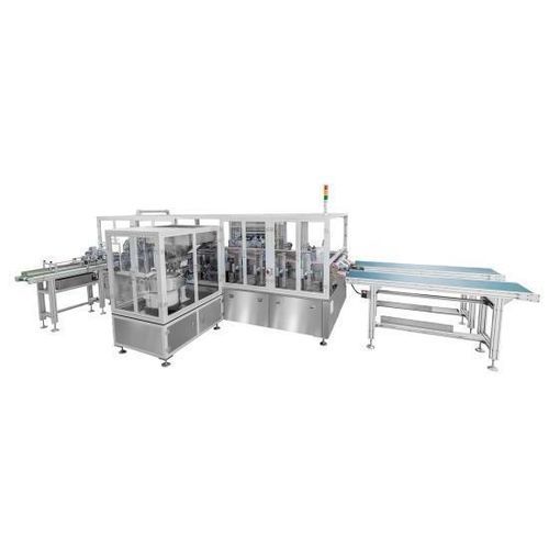 Linearer Deckelaufsetz- und -versiegelmaschine - GF-2700XB - Guangzhou Biaoji Packaging Equipment Co., Ltd. - vollautomatisch / für Verpackung / für Flüssigkeiten