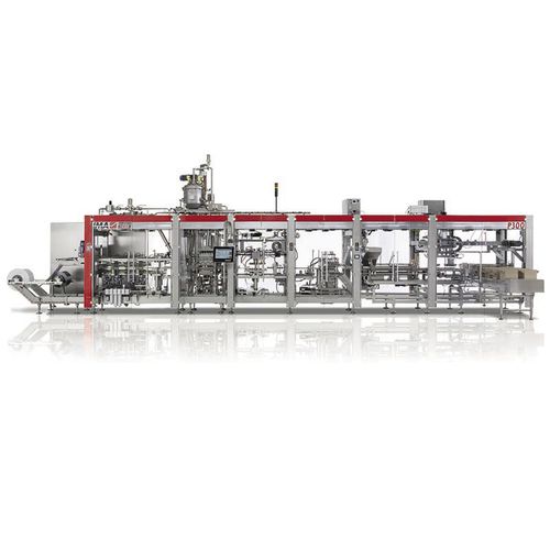 Form-, Füll- und Verschließmaschine / aus PS - P300 - Benhill GmbH - für Lebensmittelverpackung / für Milchproduktverpackungen / zur Drinkbecher-Herstellung
