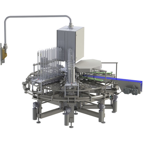 Automatische Abfüllmaschine mit Traysealer - R-Line  - Benhill GmbH - Becher / für Flüssigkeiten / für Milchprodukte