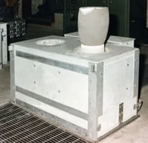 Schachtofen - Inductotherm - Schmelz / Verbrennungssystem