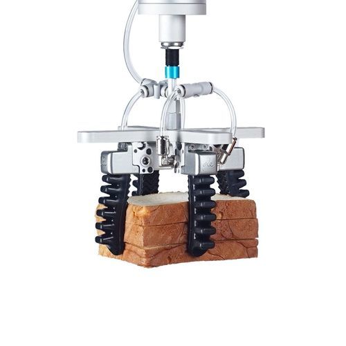 Pneumatikgreifer - Suzhou Rochu Robotics Co.,Ltd - weich / 4 Backen / für die Lebensmittelindustrie