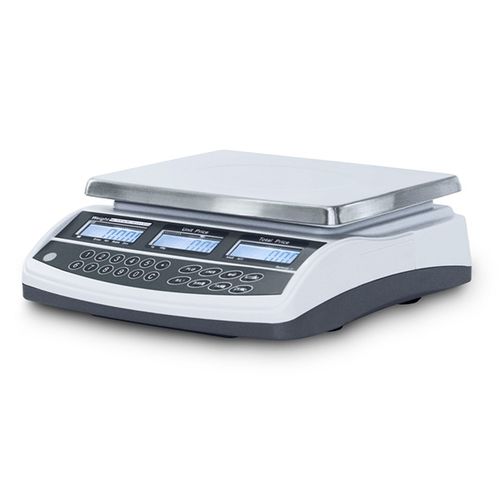 Ladenwaage - CWA - Barbal - mit LCD-Display / Edelstahl / Akku
