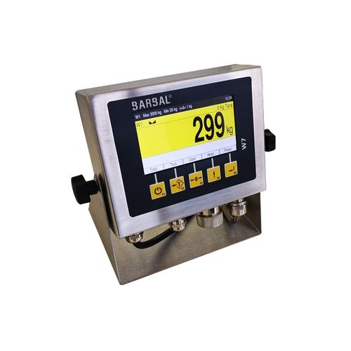 Digitaler Wägeindikator - W7 - Barbal - wandmontiert / IP-Code / Edelstahl