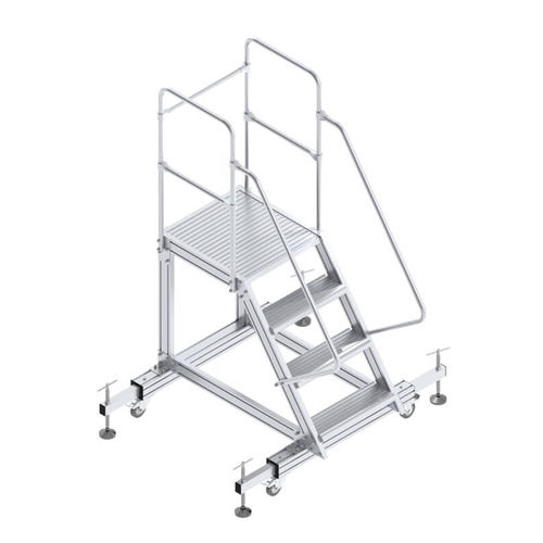 Aluminiumleiter - SARAYLI LTD. STI. - einfach / mobil / Plattform