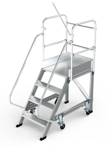 Aluminiumleiter - SARAYLI LTD. STI. - einfach / mobil / Plattform