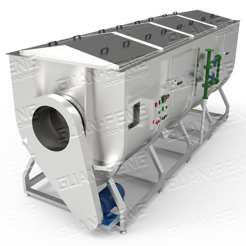 Spiral-Blanchierer - GSP series - Zhejiang Guanfeng Food Machinery Co.,Ltd. - für Fisch / für Obst und Gemüse / für die Lebensmittelindustrie