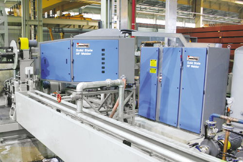 Hochfrequenz-Schweißmaschine - Thermatool Europe - automatisch / für Edelstahl / für Karbonstahl