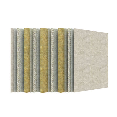 Sandwichplatte / Basalt- und Keramikkern - FirePan 40/90 - CBG Composites GmbH - Glas-Deckplatte / feuchtigkeitsbeständig / Antivibration