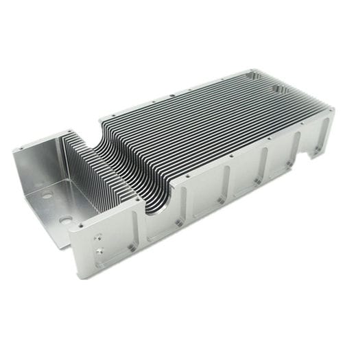 Aluminium-Kühlkörper - AL 6061 - Awind heat sink - CNC-gefräst und -gedreht