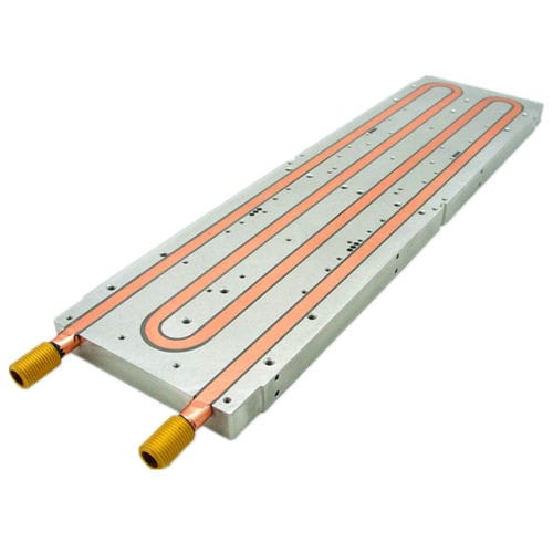 Aluminium-Kühlkörper - A1645 - Awind heat sink - Kupfer / flüssigkeitsgekühlt / CNC-gefräst und -gedreht