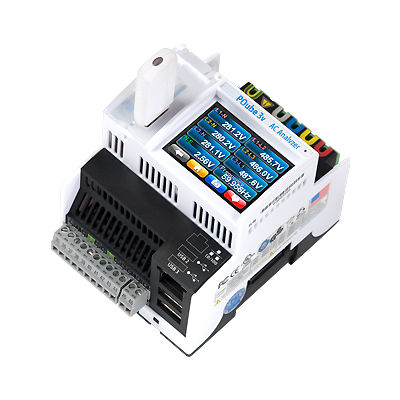 Überwachungs-Analysator - PQube® 3v - Powerside - elektrisch / Spannung / kompakt