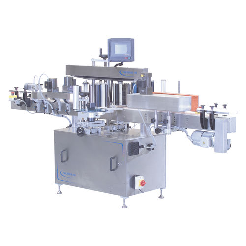 Vollautomatische Etikettiermaschine - P150 - Premier Labellers - für Flaschen / für Chemikalien / zur Seitenetikettierung