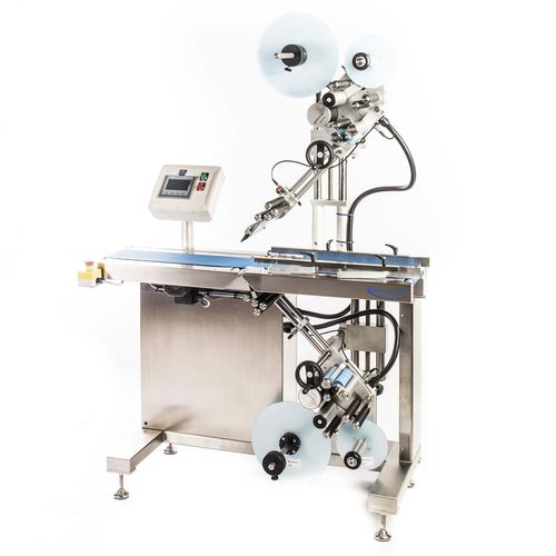 Automatische Etikettiermaschine - P100 - Premier Labellers - zur Oberseitenetikettierung / zur Unterseitenetikettierung / für die Lebensmittelindustrie