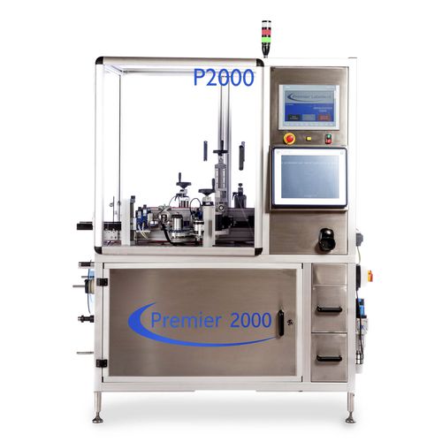 Automatische Etikettiermaschine - P2000 - Premier Labellers - für fälschungssichere Pappe / für die Pharmaindustrie / mit Servomotor
