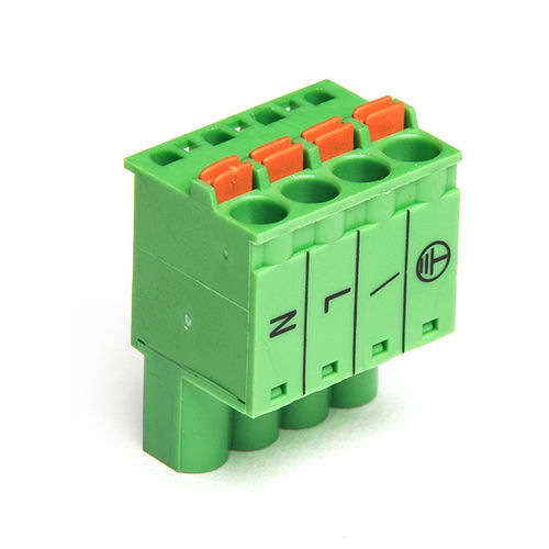 Klemmenblock mit Markierung - F73-H-3.5 - Dongguanshi Welink Electronic Technology Co.,Ltd - steckbar / ohne Schrauben / Federdruck