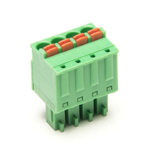 Steckbarer Klemmenblock - F73-H-3.81 - Dongguanshi Welink Electronic Technology Co.,Ltd - ohne Schrauben / Federdruck / mit Hebel