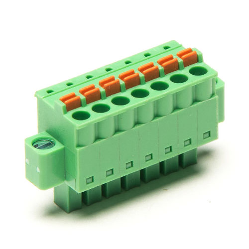 Steckbarer Klemmenblock - F73-I-3.5 - Dongguanshi Welink Electronic Technology Co.,Ltd - ohne Schrauben / Federdruck / mit Hebel