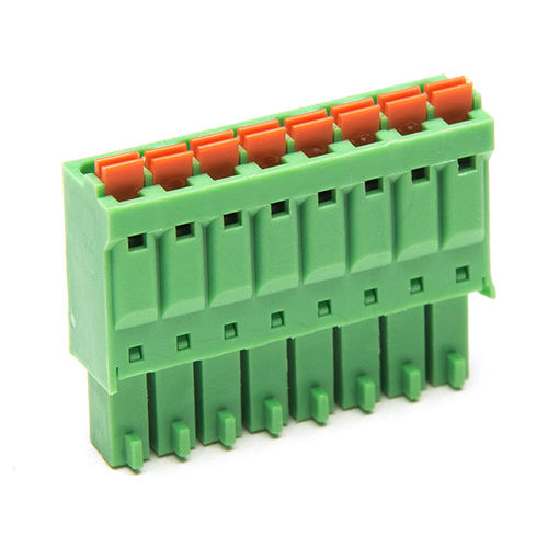 Steckbarer Klemmenblock - F73-J-3.5 - Dongguanshi Welink Electronic Technology Co.,Ltd - ohne Schrauben / Federdruck / mit Hebel
