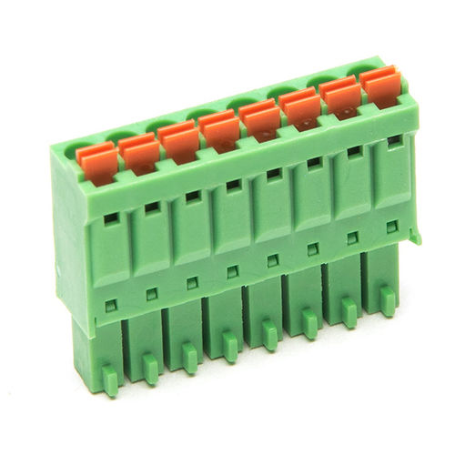 Steckbarer Klemmenblock - F73-J-3.81 - Dongguanshi Welink Electronic Technology Co.,Ltd - ohne Schrauben / Federdruck / mit Hebel