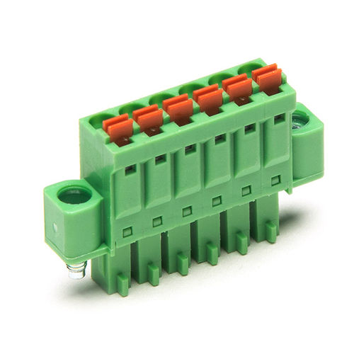 Steckbarer Klemmenblock - F73-K-3.5 - Dongguanshi Welink Electronic Technology Co.,Ltd - Federdruck / mit Hebel