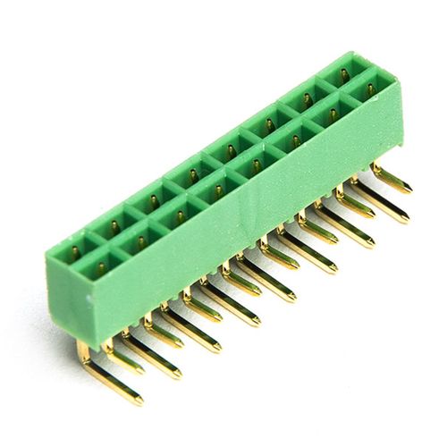 Außen-Stiftleiste - F80-1-3.81 - Dongguanshi Welink Electronic Technology Co.,Ltd - zweireihig / Winkel / 3.81 mm (0.150")