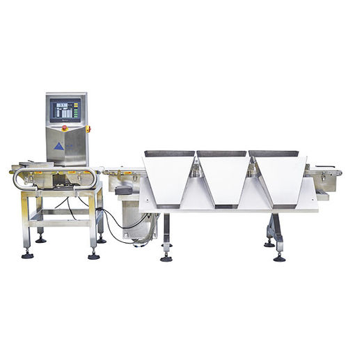 Sortierungs-Kalibrieranlage - JLCW-1200-7D - Zhongshan Jingliang Weighing Instrument Co.,Ltd. - für Fleisch / für Meeresfrüchte / Band