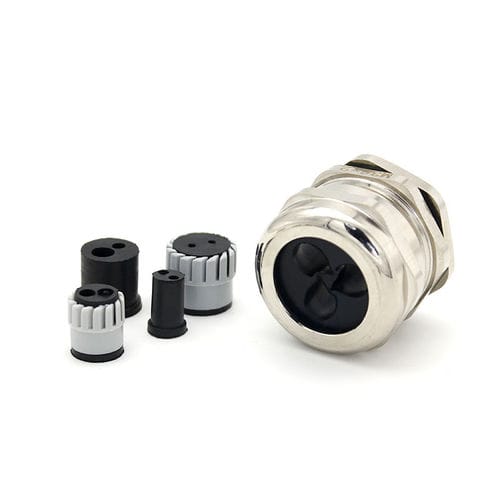 Mehrfach-Kabelverschraubung - JX-M / PG / G series - YUEQING JIXIANG CONNECTOR CO., LTD - vernickeltes Messing / wasserdicht / chemikalienbeständig