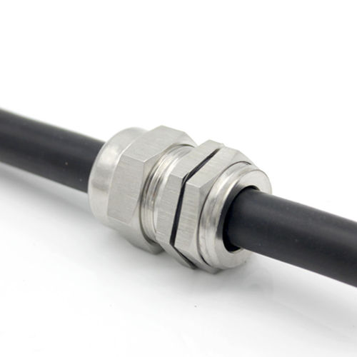 Wasserdichte Kabelverschraubung - JX-PG-SS series - YUEQING JIXIANG CONNECTOR CO., LTD - Edelstahl / chemikalienbeständig / Gewinde