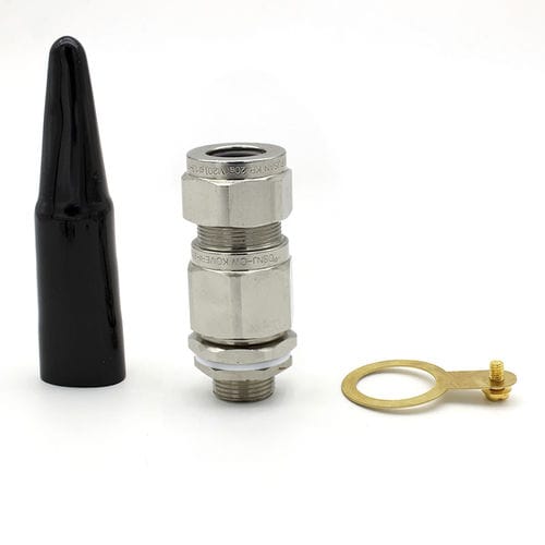Ex-geschützte Kabelverschraubung - JX-CW series - YUEQING JIXIANG CONNECTOR CO., LTD - vernickeltes Messing / Messing / IP66