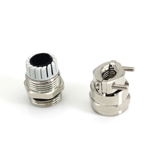 Kabelverschraubung / vernickeltes Messing - JX-M-DL series - YUEQING JIXIANG CONNECTOR CO., LTD - aus PA / Nylon / IP68