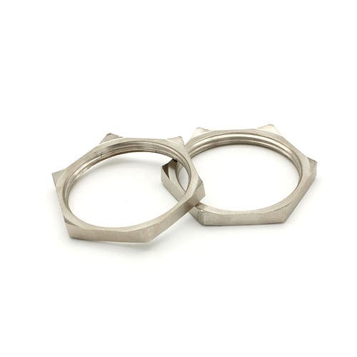 Sechseckige Gegenmutter - JX-M-MLE - YUEQING JIXIANG CONNECTOR CO., LTD - Klemmteilen / vernickeltes Messing / Edelstahl