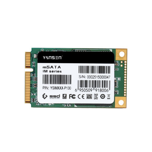 SSD / SATA III - YSIMXXX-P130 - KingSpec - mit Innenverbindung / mSATA