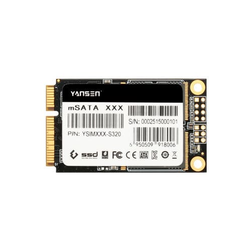 SSD / SATA III - YSIMXXX-S320 - KingSpec - mit Innenverbindung / mSATA