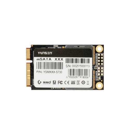 SSD / SATA III - YSIMXXX-S730 - KingSpec - mit Innenverbindung / mSATA