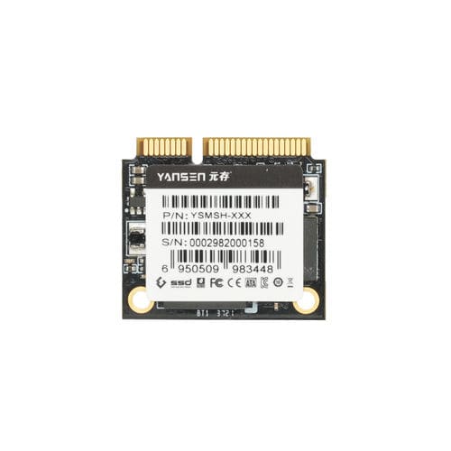 SSD / SATA III - YSMSH-XXX - KingSpec - mit Innenverbindung / mSATA / Half-Slim