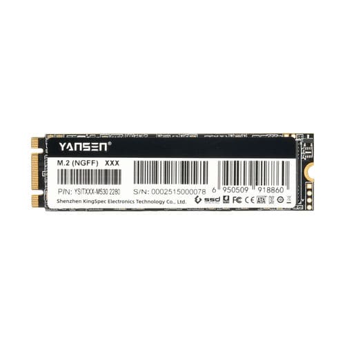SSD / SATA III - YSITXXX-M530 2280 - KingSpec - mit Innenverbindung / M.2