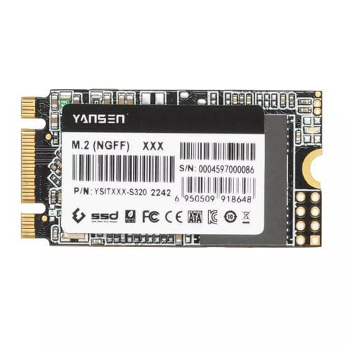 SSD / SATA III - YSITXXX-S320 2242 - KingSpec - mit Innenverbindung / M.2 / Industrie
