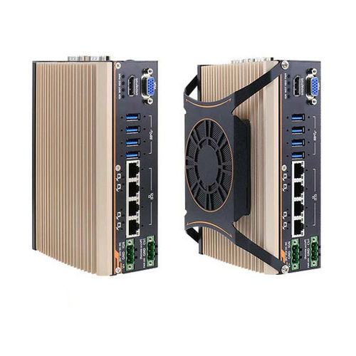 GPU-Computer - POC-500 series - Neousys Technology - embedded / für DIN-Schiene / Quad-Core