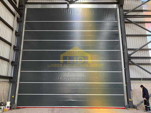 Hangartor - MFHD100 - Large Industrial Door Co., LTD - Stoff / für den Innenbereich / Industrie