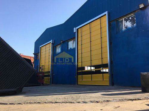 Rolltor - HSR100 - Large Industrial Door Co., LTD - PVC / für den Innenbereich / für Laufkran