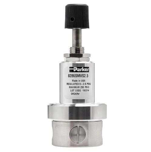Gasdruckregler - 8286 - Parker Precision fluidics Division - für Luft / Membran / Keramikrohr