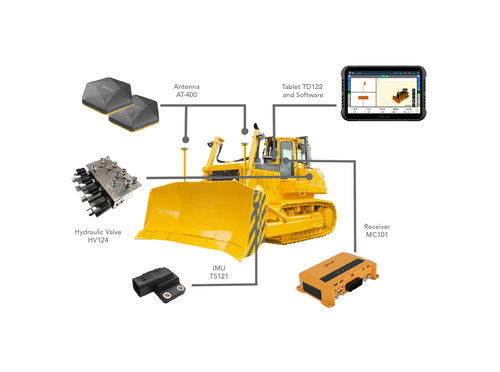 Kontrollsystem für Bulldozer - ECS-D60 - SatLab Geosolutions AB - für Einebnungsarbeiten
