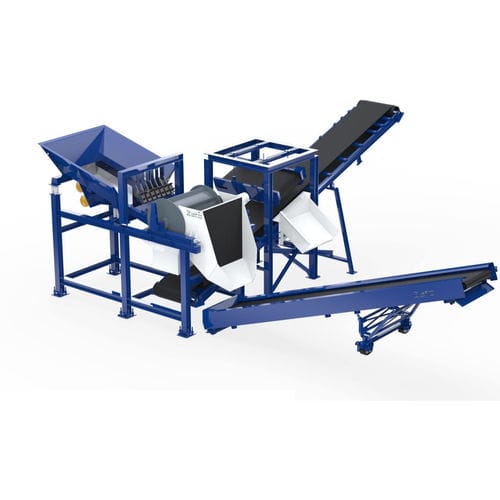 Siebmaschine für Baustellen - BLUE SORTER 20 - ZATO srl Unipersonale - Vibration / Trommel / für Müll