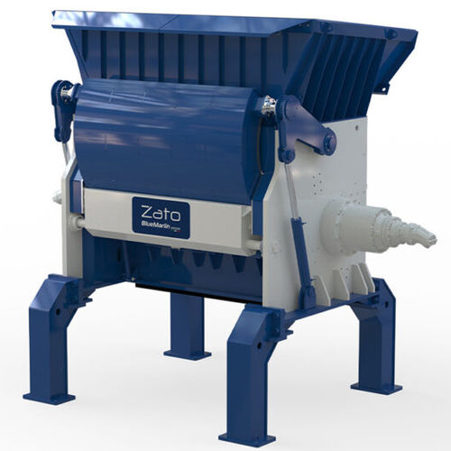 Sekundärschredder - Blue Marlin PS 2800/835 - ZATO srl Unipersonale - Einwellen / für Holz / Metall