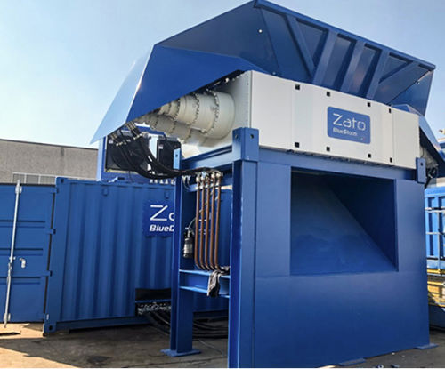 Primär-Schredder - BLUE STORM GF1000 - ZATO srl Unipersonale - Zweiwellen / für Holz / Metall