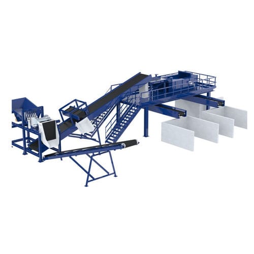 Sortierungs-Siebmaschine - BLUE SORTER 40 - ZATO srl Unipersonale - Prozess / Vibration / für Müll